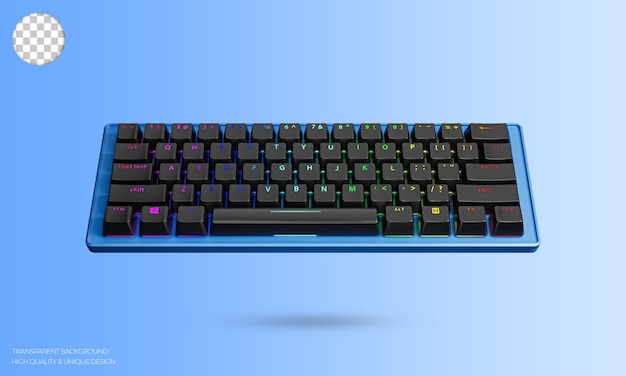 Ícone de teclado 3d.