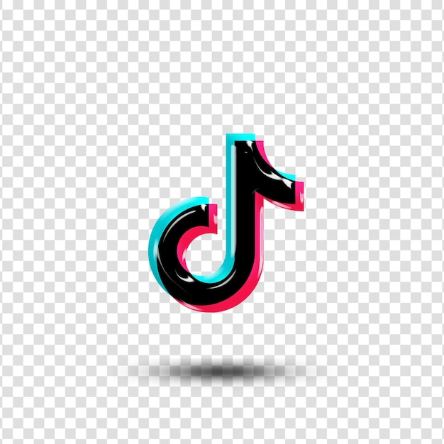 Ícone de Tik Tok em psd
