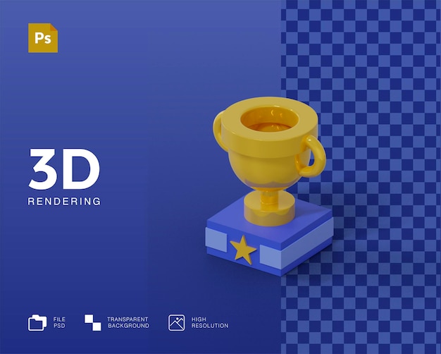 Ícone de troféu 3d