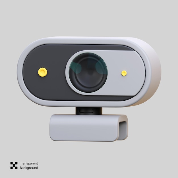 PSD Ícone de webcam 3d