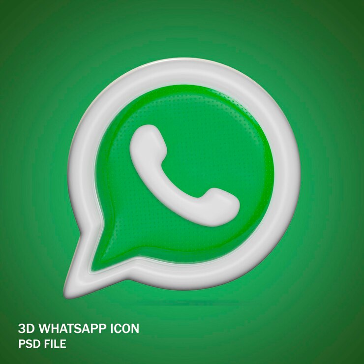 Ícone de Whatsapp 3D