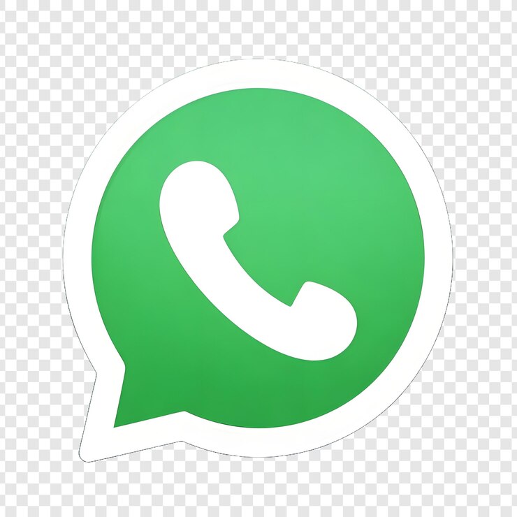 PSD ícone de whatsapp de fundo transparente