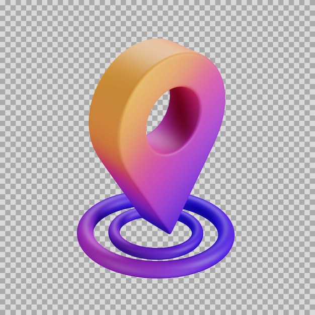 icône de dégradé dynamique de carte 3D