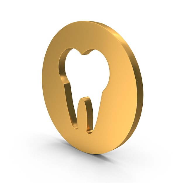 Ícone dentário profissional Símbolo essencial para designs de saúde dentária e de saúde dental