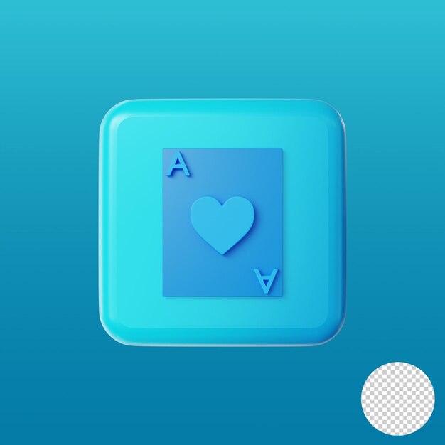 Icone di carte da poker per app mobili web ux ui