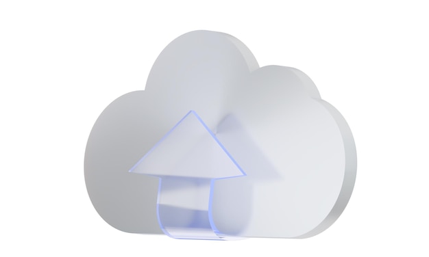 Icone di cloud computing per la visualizzazione dei flussi di lavoro IoT