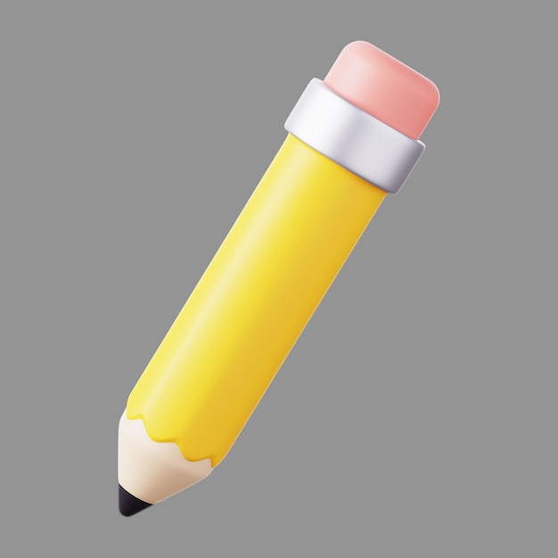Icone di forniture scolastiche e di ufficio 3D