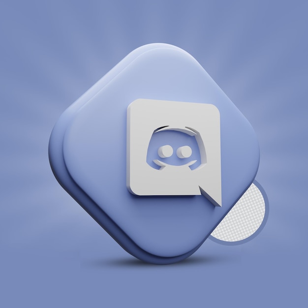 Ícone discord 3d