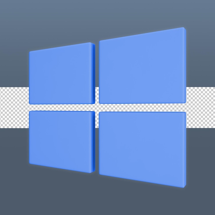 PSD ícone do windows 3d