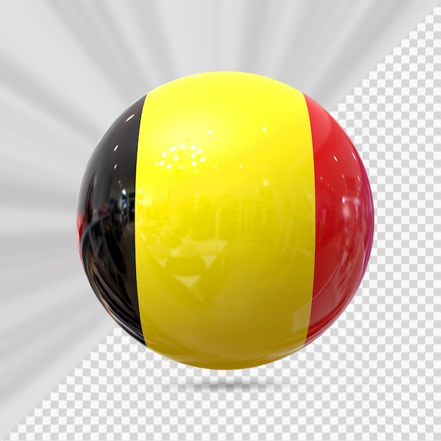 PSD icône du drapeau belge