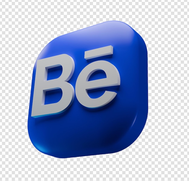 Icône du logo 3D de Behance