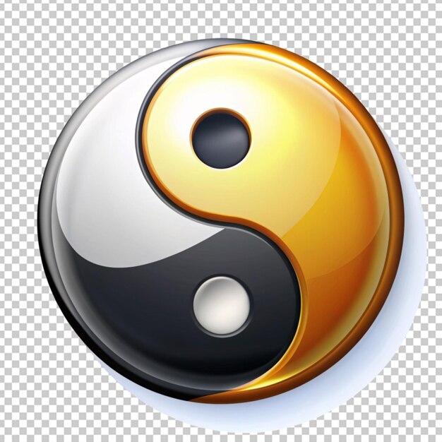 PSD l'icône du yin et du yang