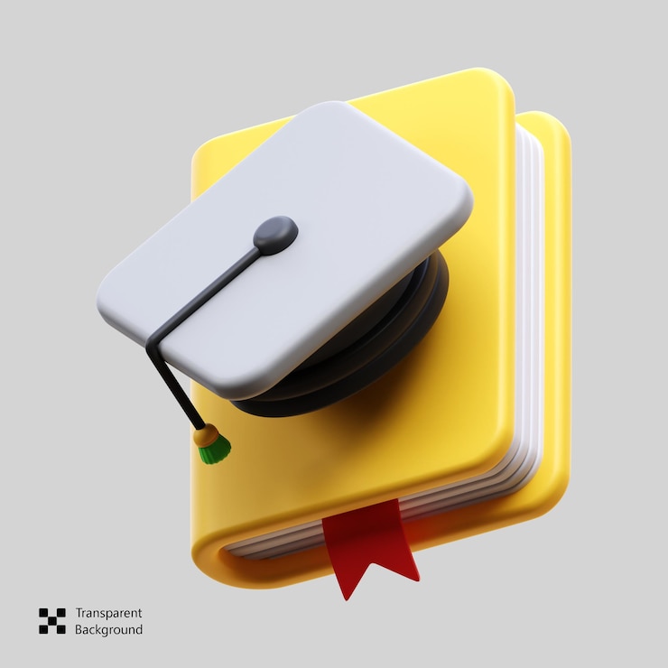 PSD icône de l'éducation 3d