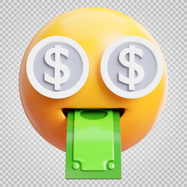 PSD icône émoji 3d