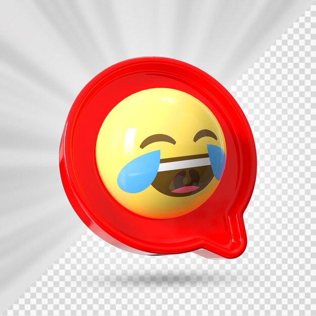 PSD icône émoji 3d