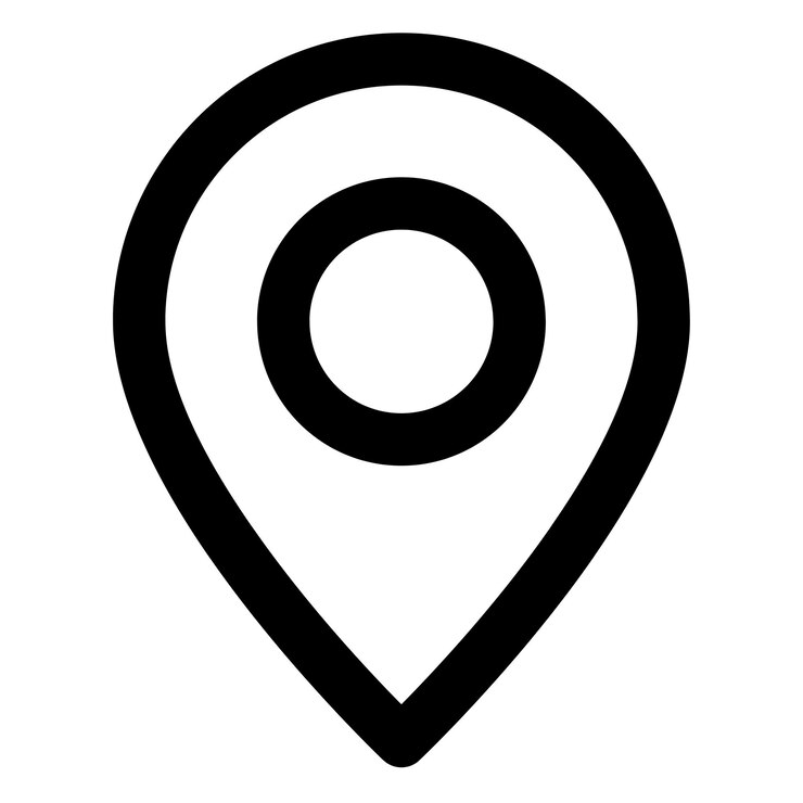 PSD icône d'emplacement de rand