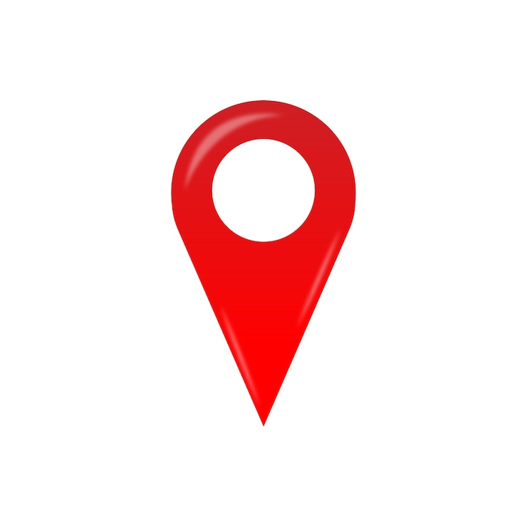 PSD icône de l'emplacement