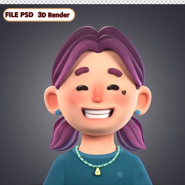 PSD icône enfant 3d