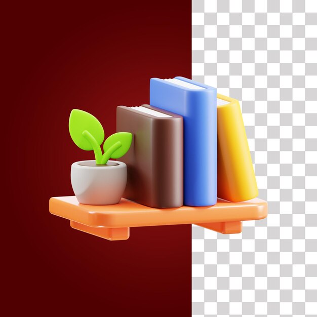 Icône étagère 3D