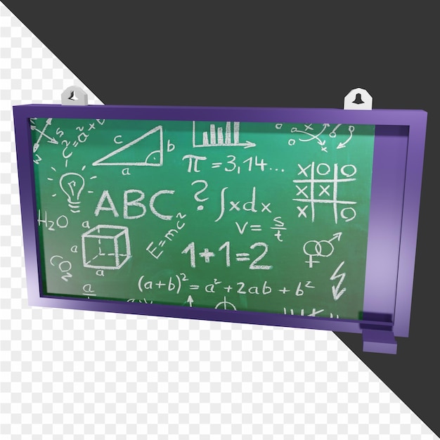 PSD icône d'étude en 3d