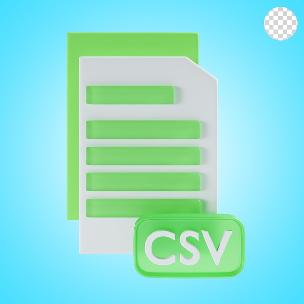 icône de fichier csv
