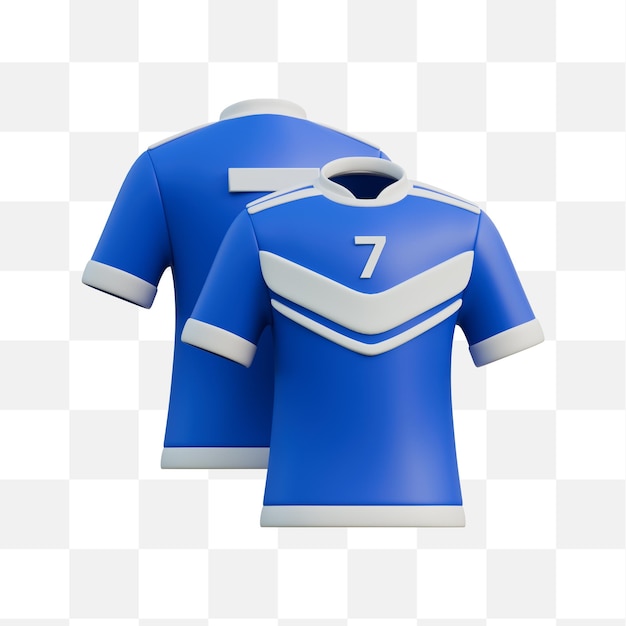 Icône de football en 3D