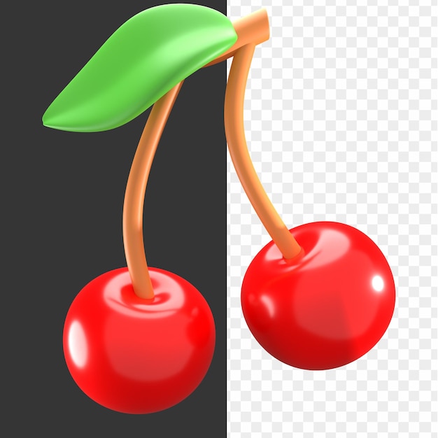 Icône de fruits en 3D