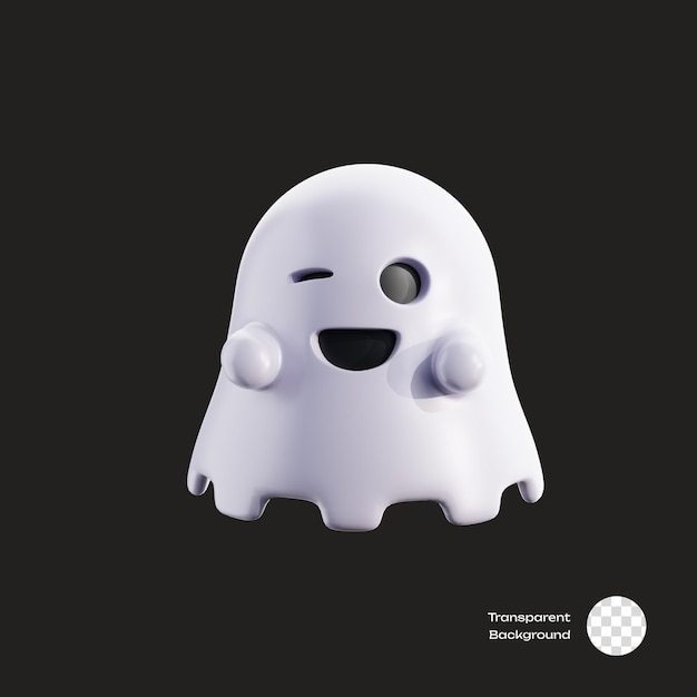 PSD Ícone ghost 3d