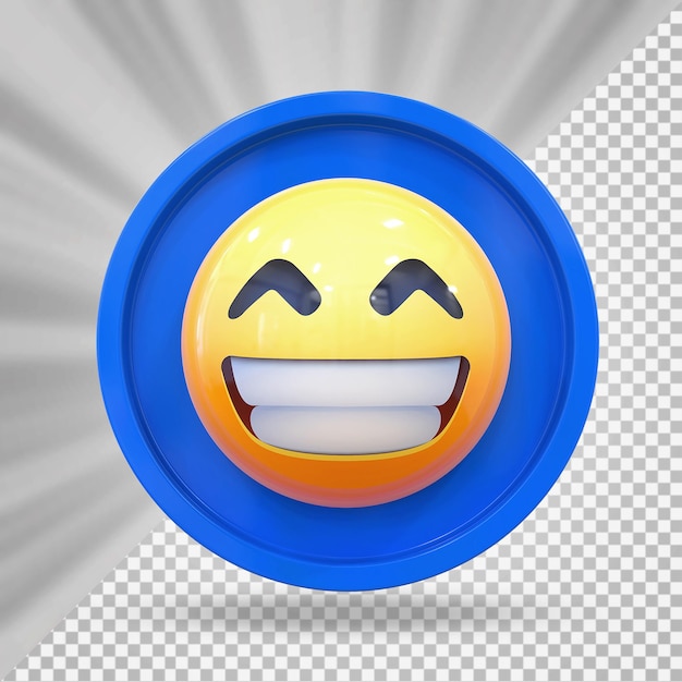 PSD Ícone haha emoji