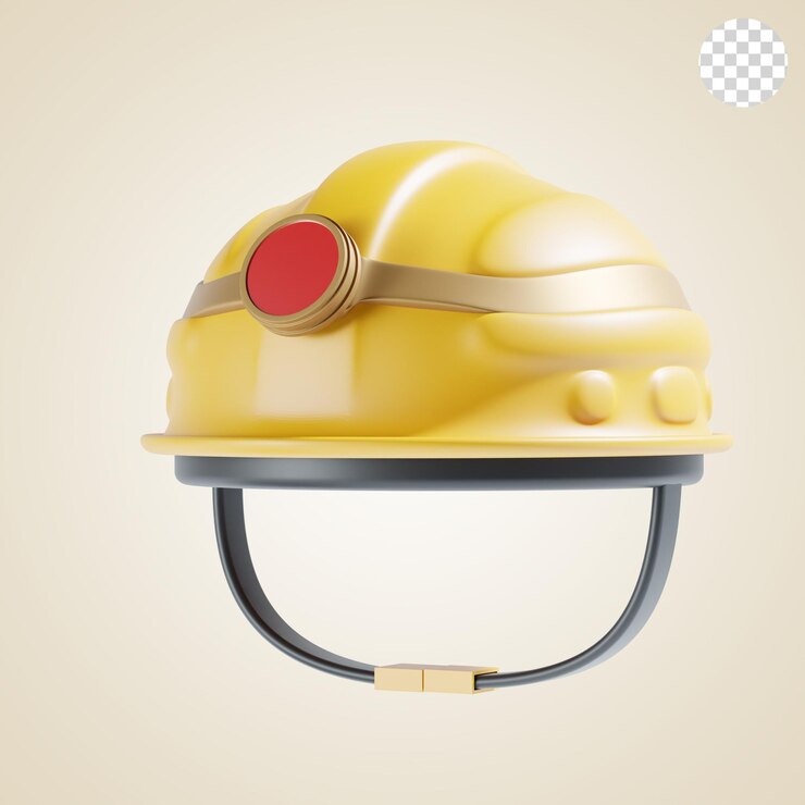 PSD icône et illustration 3d du casque
