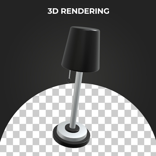 PSD icône de lampe de nuit 3d psd premium