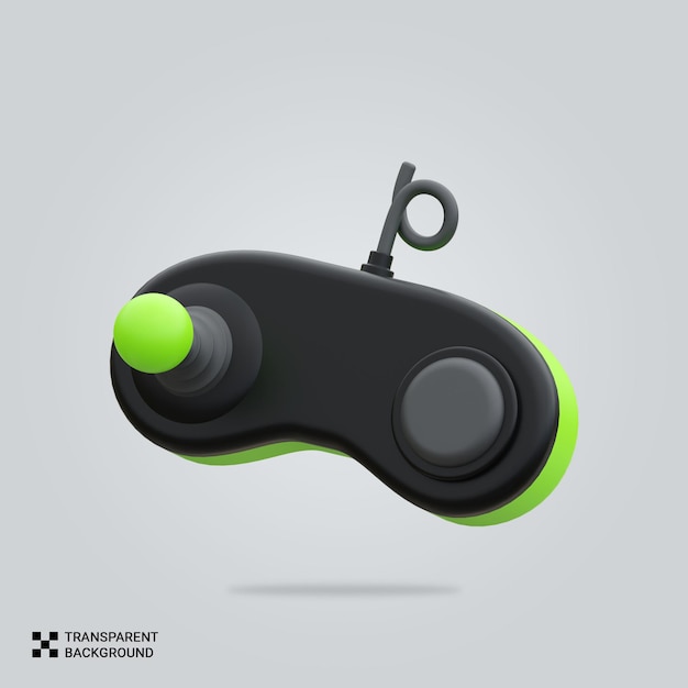 PSD icône de manette de jeu psd 3d