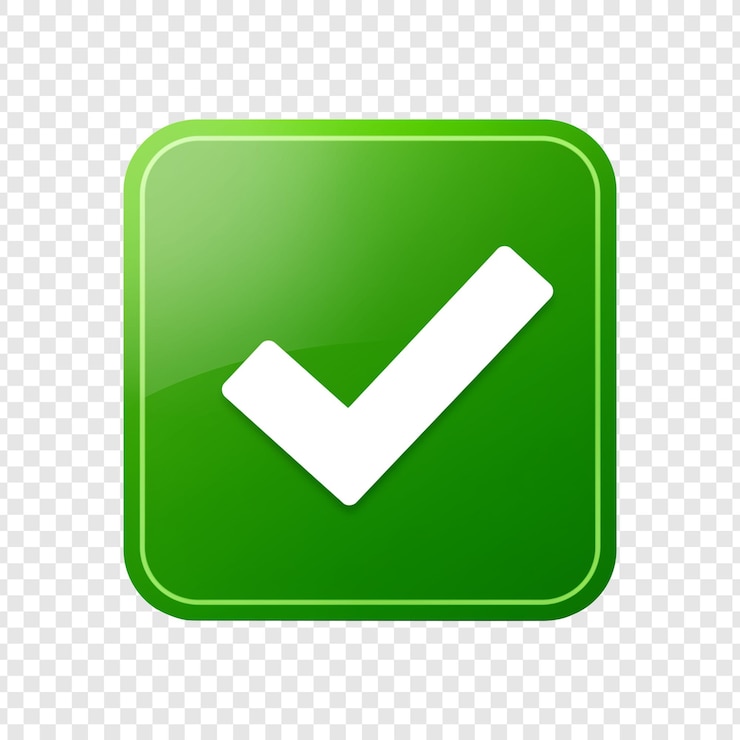 PSD icône de marque verte sur fond transparent