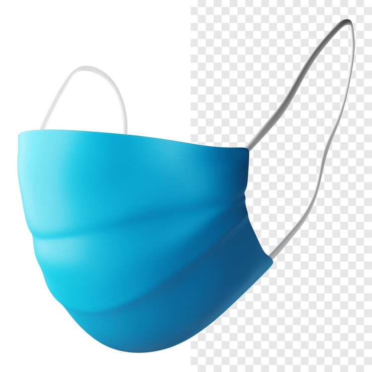 PSD icône de masque médical 3d