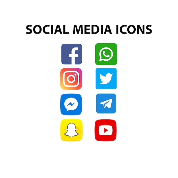 l'icône des médias sociaux.