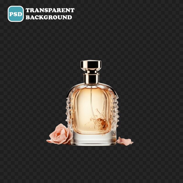 PSD icône de parfum isolée illustration de rendu 3d