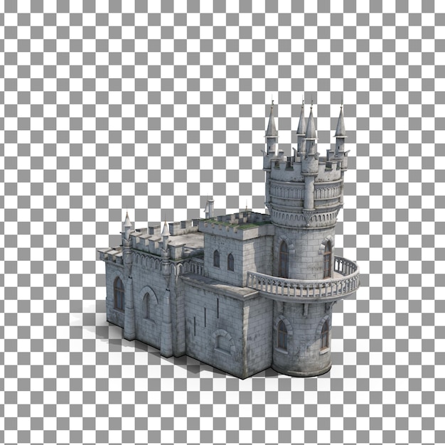 Ícone PSD Old Vintage House em fundo isolado e transparente