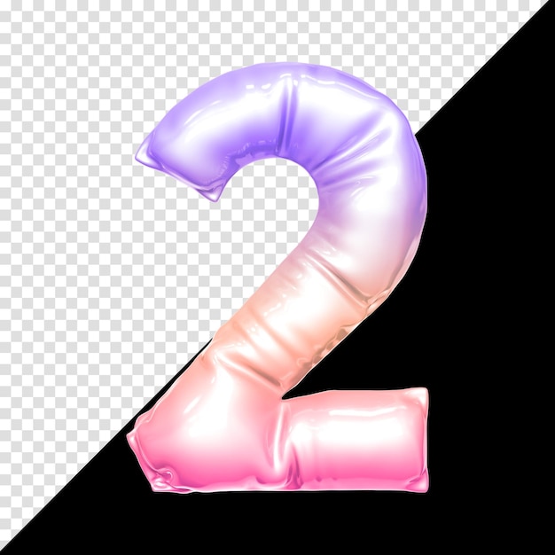 icône réaliste de l'alphabet ballon isolé