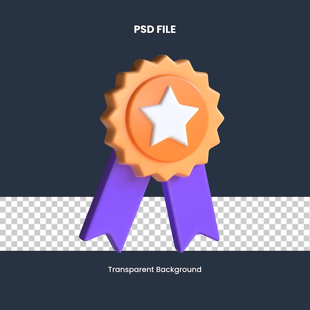 Icône de récompense 3D