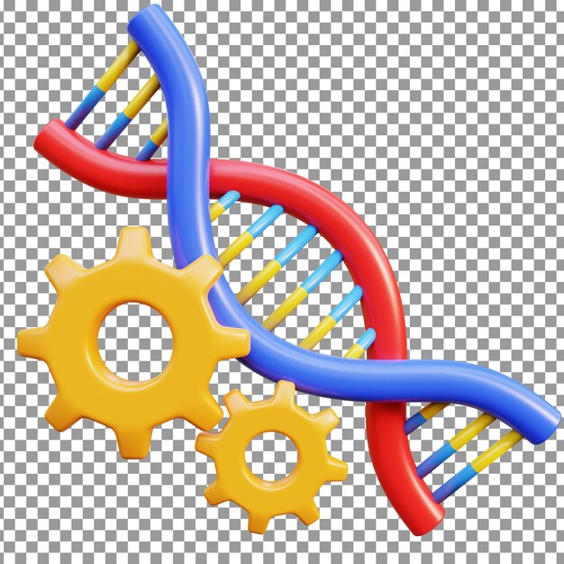 PSD icône de réglage psd 3d sur fond isolé et transparent