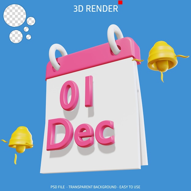 Icône De Rendu 3d Enregistrer à Ce Jour 14