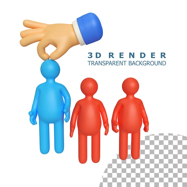 Icône de sélection de rendu 3D