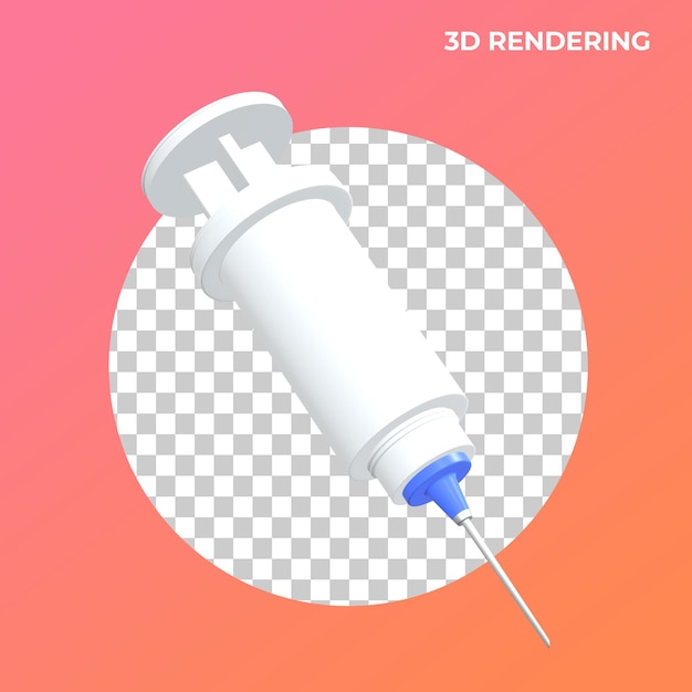 Icône De Seringue 3d Psd Premium