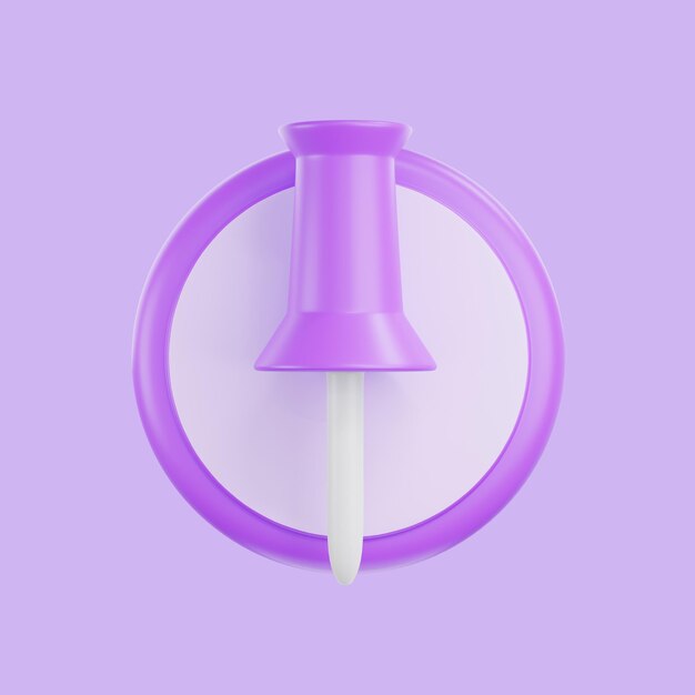Icône De Signe De Punaises Violettes 3d Icônes De Symbole De Punaises Isolées Pour Le Web