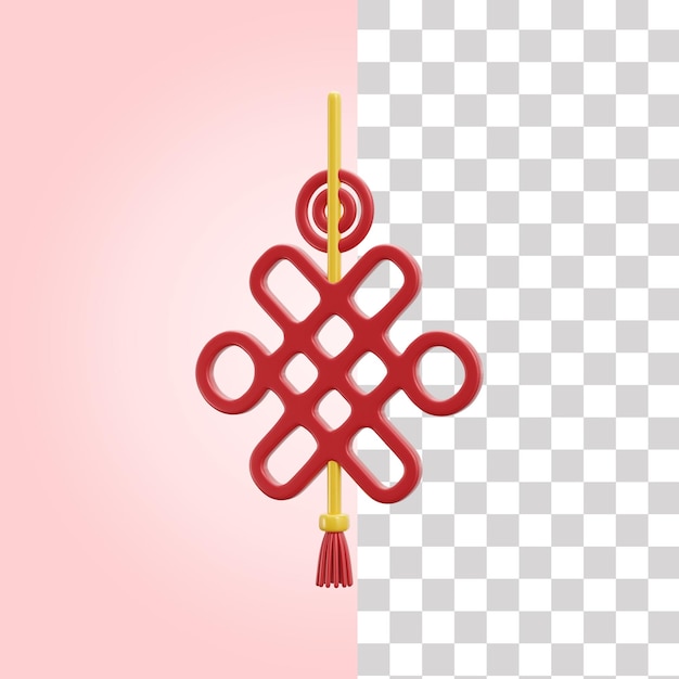 PSD icône de symbole chinois 3d
