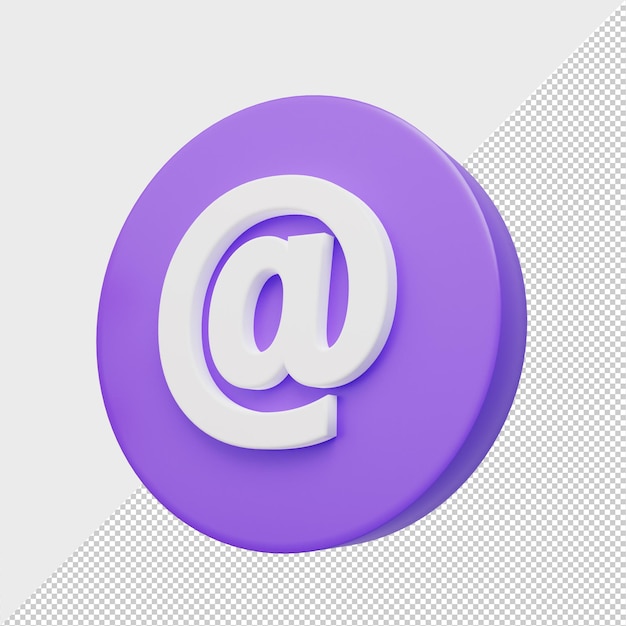 Icône Symbole D'icône De Communication Rendu 3d PSD Premium