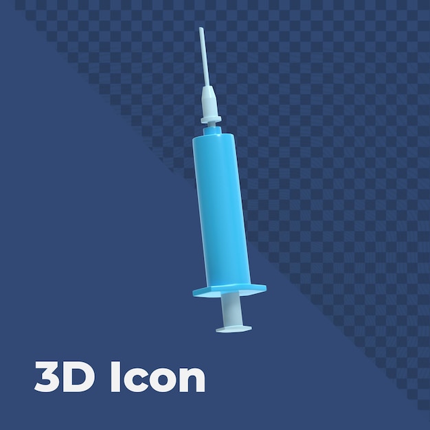 PSD icône de vaccin 3d