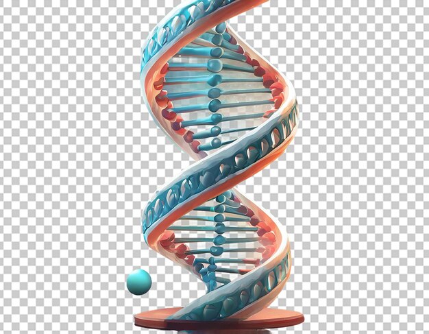 Ícone vetorial realista em 3d do dna