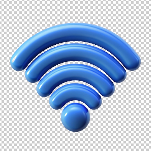 PSD icône wi-fi 3d