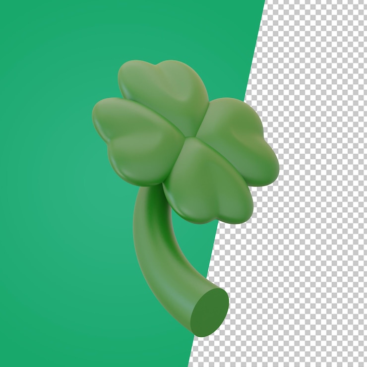 PSD ícones 3d do dia de são patrício